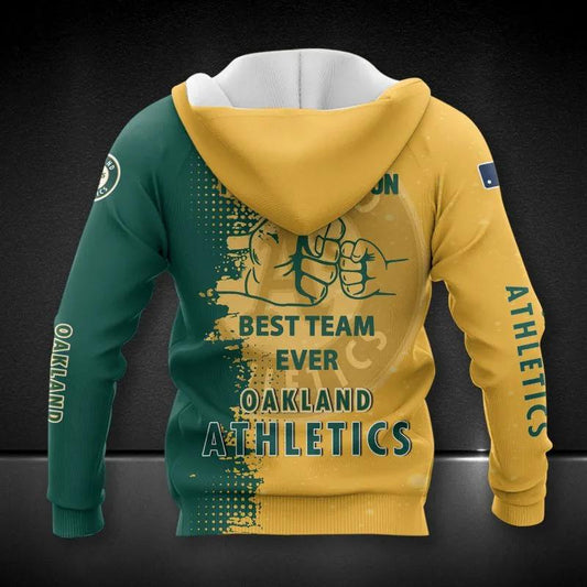 Oakland Athletics Dad And Son All Over Print Hoodie 2, MLB Hoodie Moonbestprint