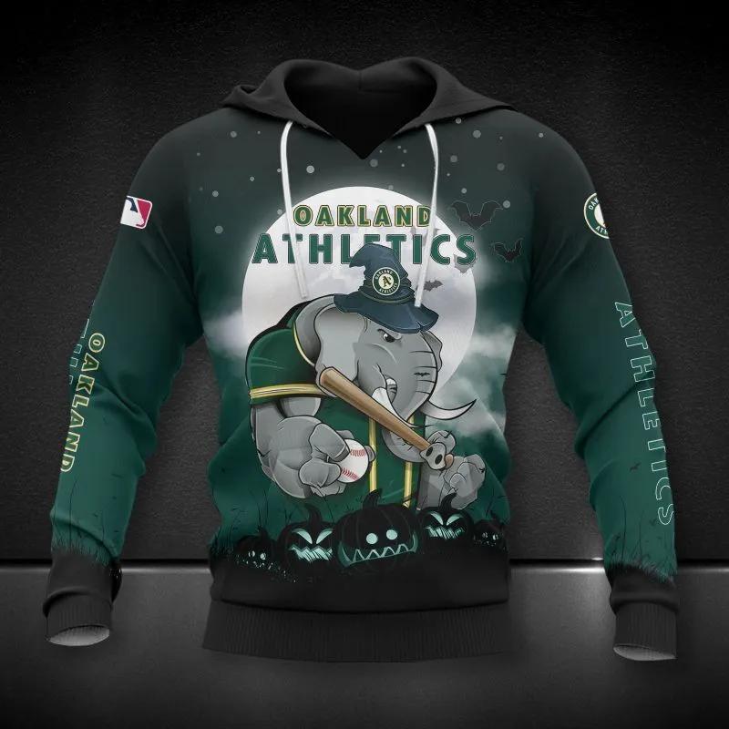 Oakland Athletics Mascot All Over Print Hoodie 2, MLB Hoodie Moonbestprint