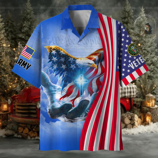 American Patriot US Veteran Hawaii Shirt - Moonbestprint