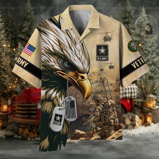 American Pride US Veteran Hawaii Shirt - Moonbestprint
