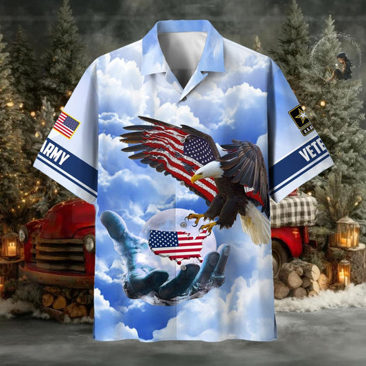 American Pride US Veteran Hawaii Shirt - Moonbestprint
