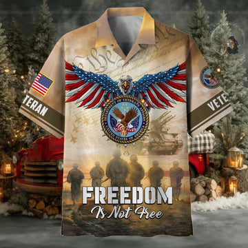 Freedom Is Not Free US Veteran Hawaii Shirt – Moonbestprint