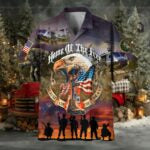 Home Of The Free Because Of The Brave US Veterans Hawaiian Shirt – Moonbestprint