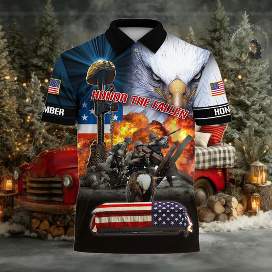 Honor The Fallen Polo And Hawaii Shirt – Moonbestprint