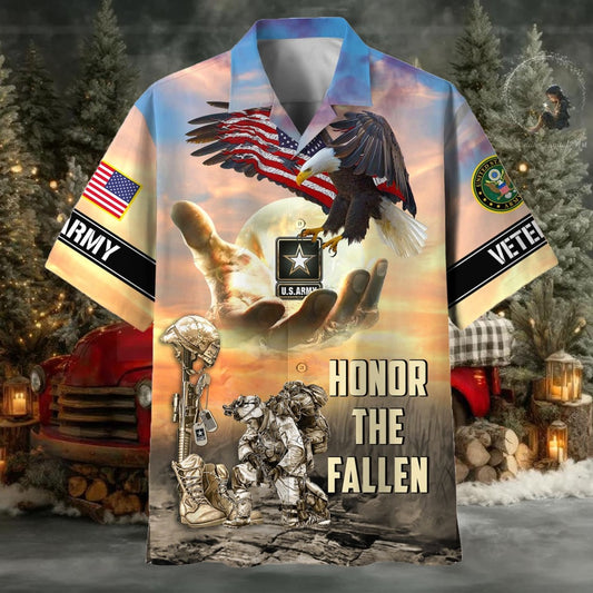 Honor The Fallen US Veterans Hawaii Shirt - Moonbestprint