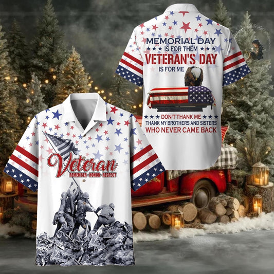 Memorial Day Is For Them Polo And Hawaii Shirt – Moonbestprint