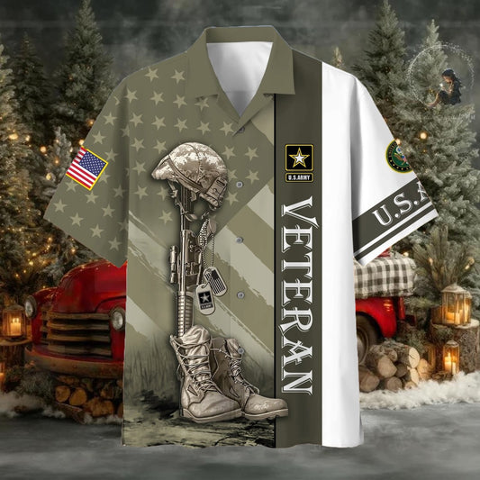 Multiple US Military Services US Veteran Hawaii Shirt - Moonbestprint