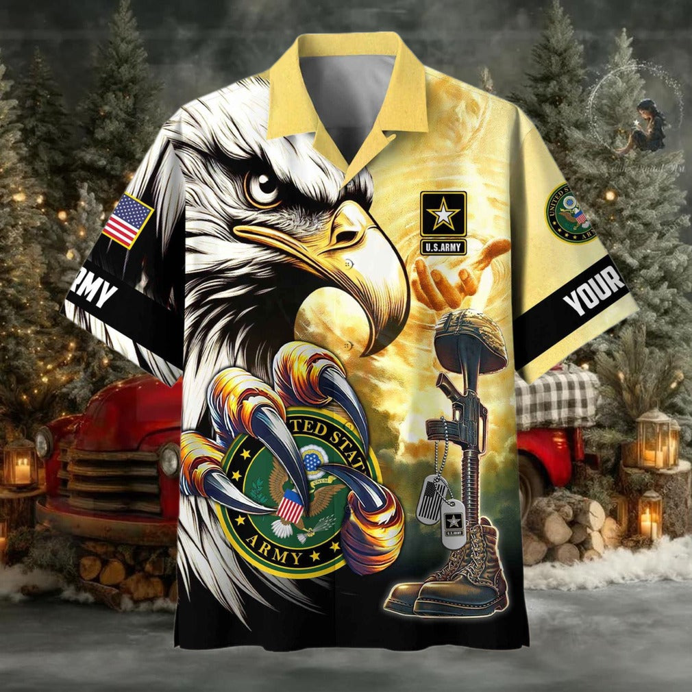 Personalized Honoring All Who Served US Veterans Hawaiian Shirt – Moonbestprint