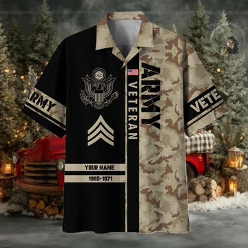 Personalized US Veterans Hawaii Shirt – Moonbestprint