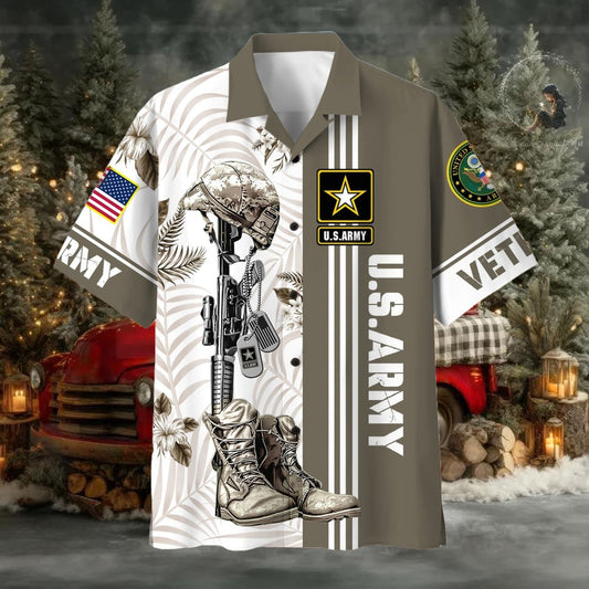 Proudly Served US Veterans Hawaii Shirt - Moonbestprint