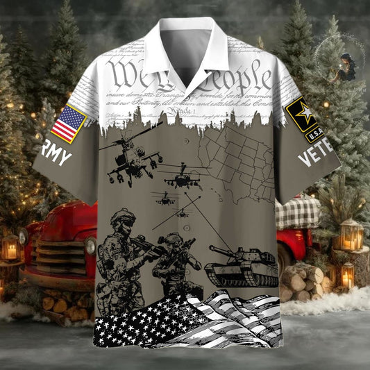 Proudly Served US Veterans Hawaiian Shirt – Moonbestprint