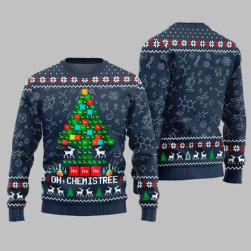 Oh Chemistree Ugly Christmas Sweater – Moonbestprint