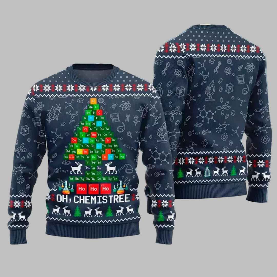 Oh Chemistree Ugly Christmas Sweater – Moonbestprint