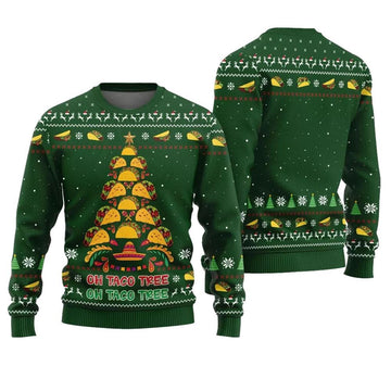 Oh Taco Tree Ugly Christmas Sweater - Moonbestprint