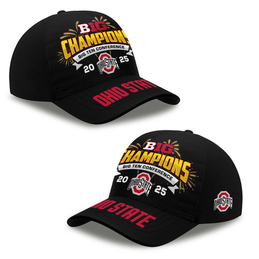 Ohio State 2025 Big Ten Champions Hat -Moonbestprint