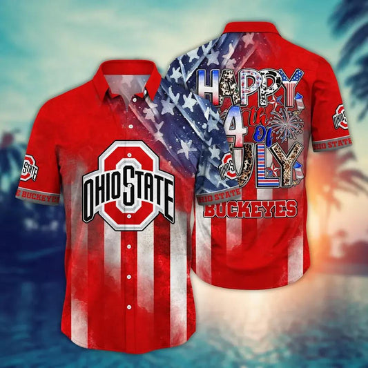 Ohio State Buckeyes Style Hot Trending Summer NCAA Aloha Hawaiian Shirt 2, NCAA Hawaiian Shirt Moonbestprint