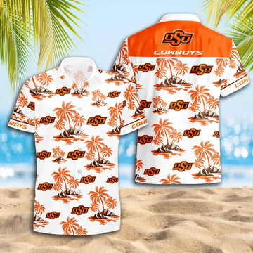 Oklahoma State Cowboys Hawaii Shirt, NCAA Hawaiian Shirt Moonbestprint