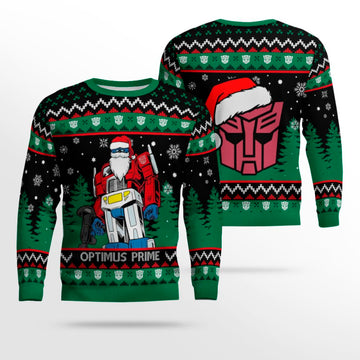 Optimus Prime Transformers Ugly Sweater – Moonbestprint