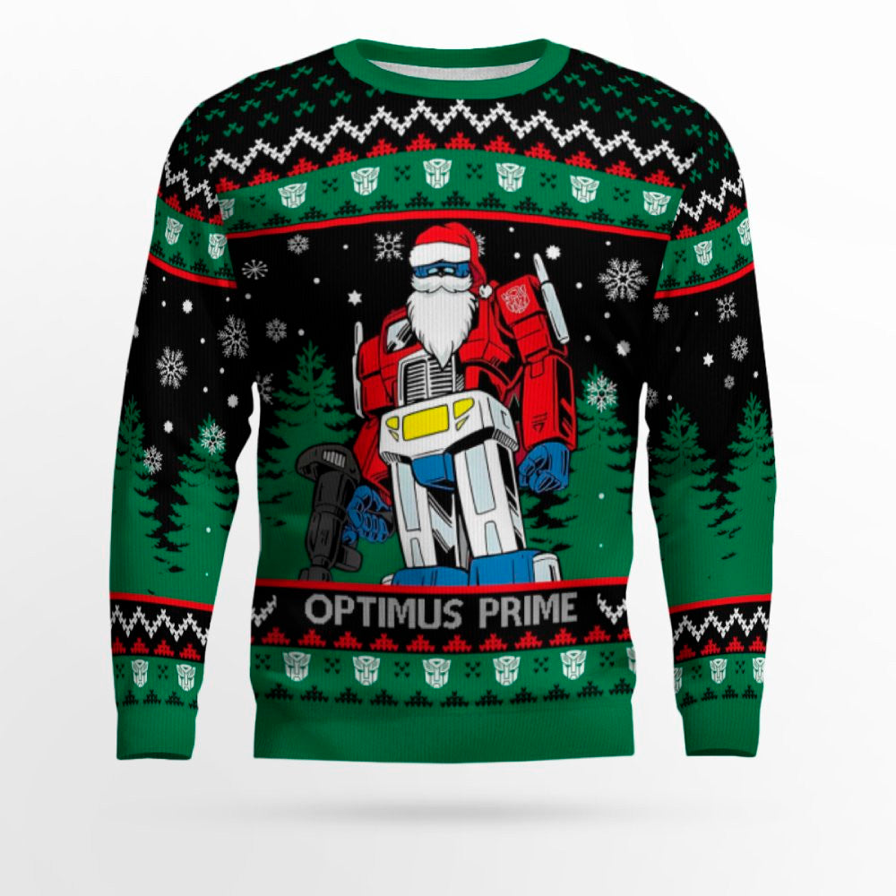 Optimus Prime Transformers Ugly Sweater – Moonbestprint