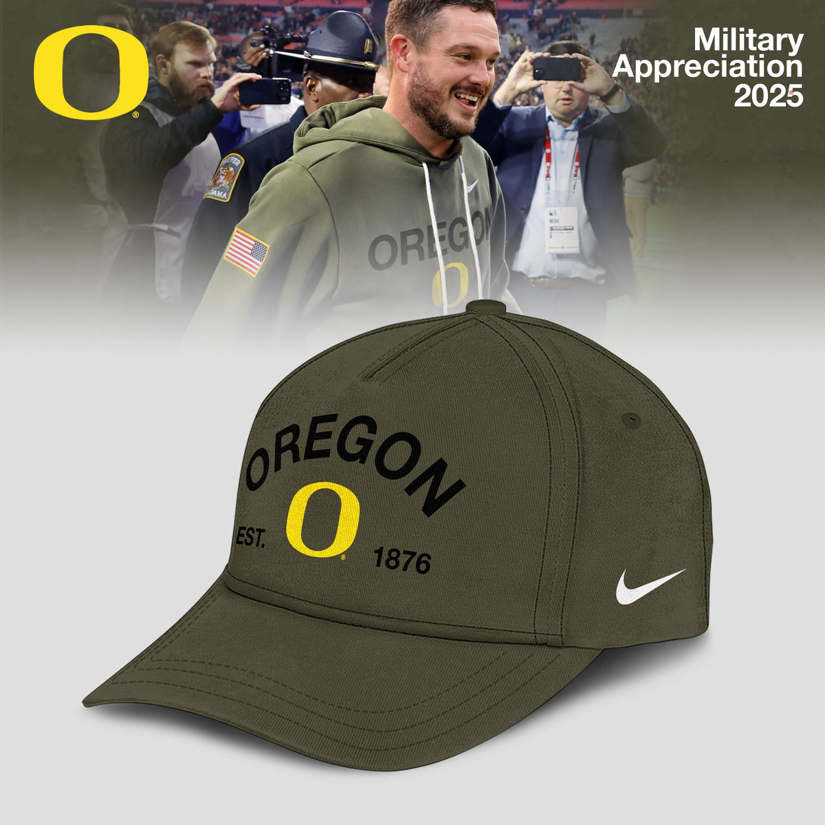Oregon Ducks 2025 Military Appreciation Limited Edition T-shirt Moonbestprint