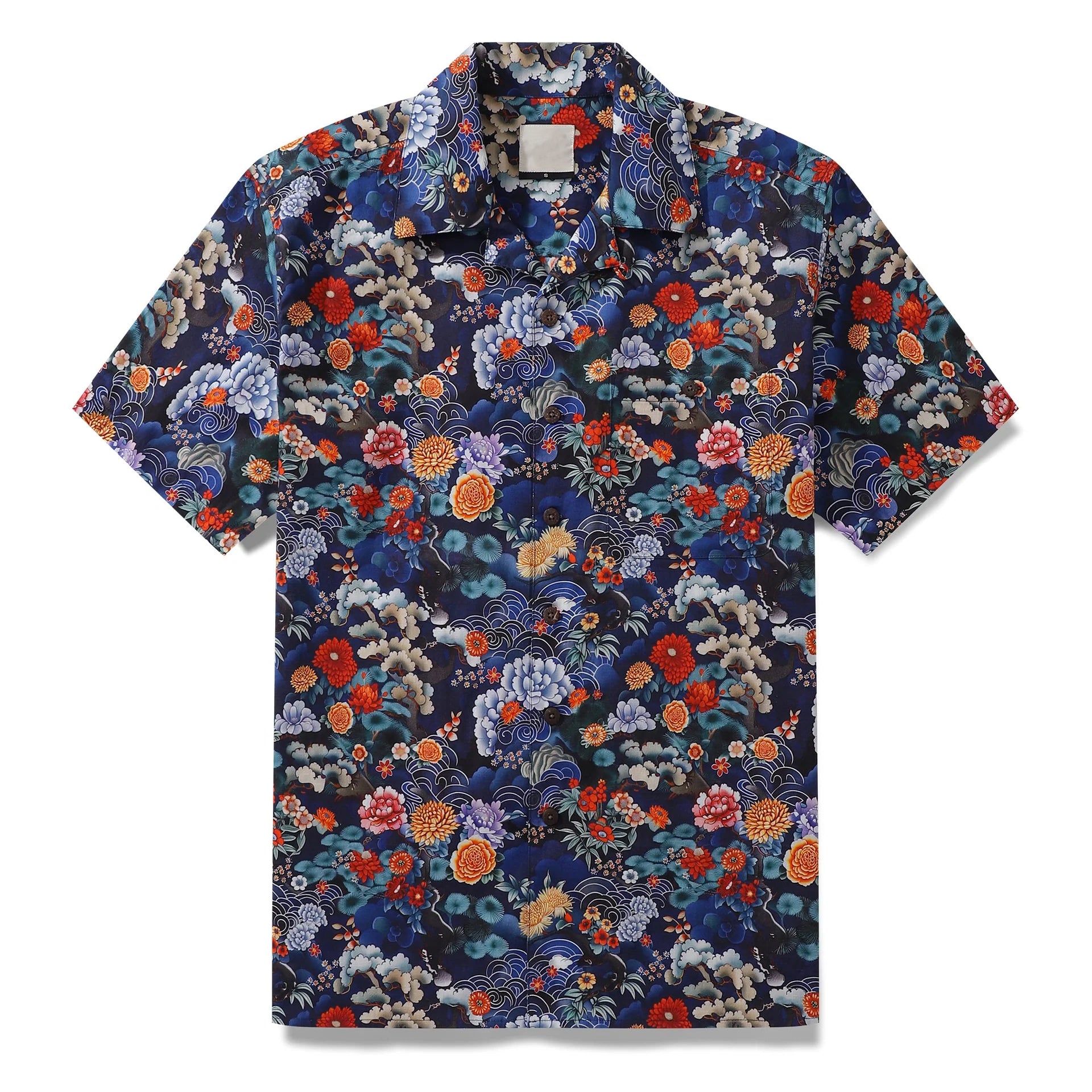 Oriental Blossoms Hawaiian Shirt – Moonbestprint