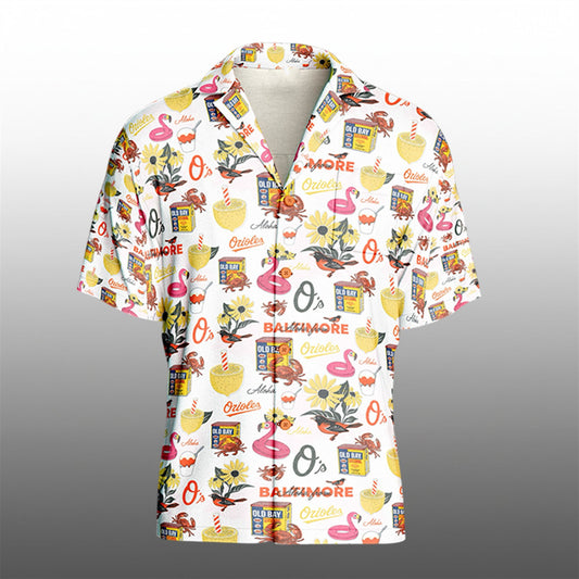 2026 Giveaway Baltimore Orioles Birdland Hawaiian Shirt Moonbestprint
