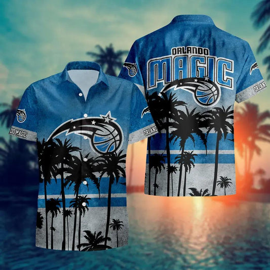 Orlando Magic Aloha Hawaiian Shirt, NCAA Hawaiian Shirt Moonbestprint