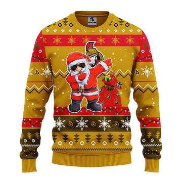 Ottawa Senators Dabbing Santa Claus Ugly Christmas Sweater, NHL Christmas Sweater Moonbestprint