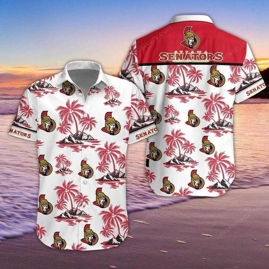 Ottawa Senators Hawaiian Shirt 3, NHL Hawaiian Shirt Moonbestprint