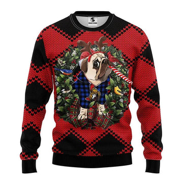 Ottawa Senators Pub Dog Ugly Christmas Sweater, NHL Christmas Sweater Moonbestprint