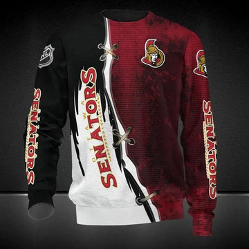 Ottawa Senators Ugly Christmas Sweater, NHL Christmas Sweater Moonbestprint