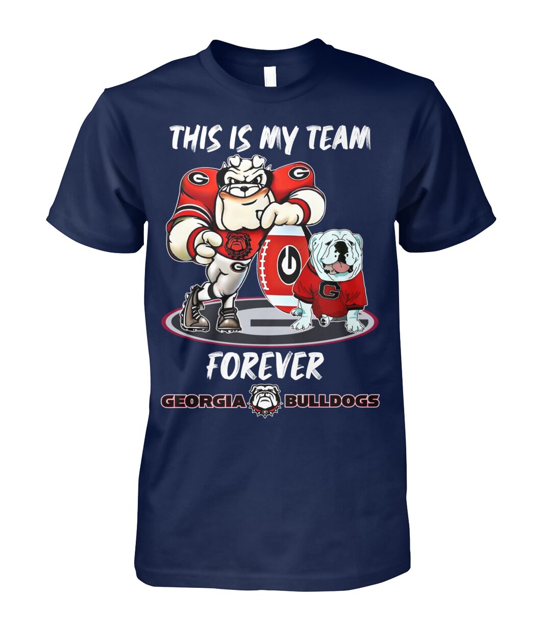 Georgia Bulldogs Forever Shirt | UGA Football Mascot Tee | CJ79 Moonbestprint