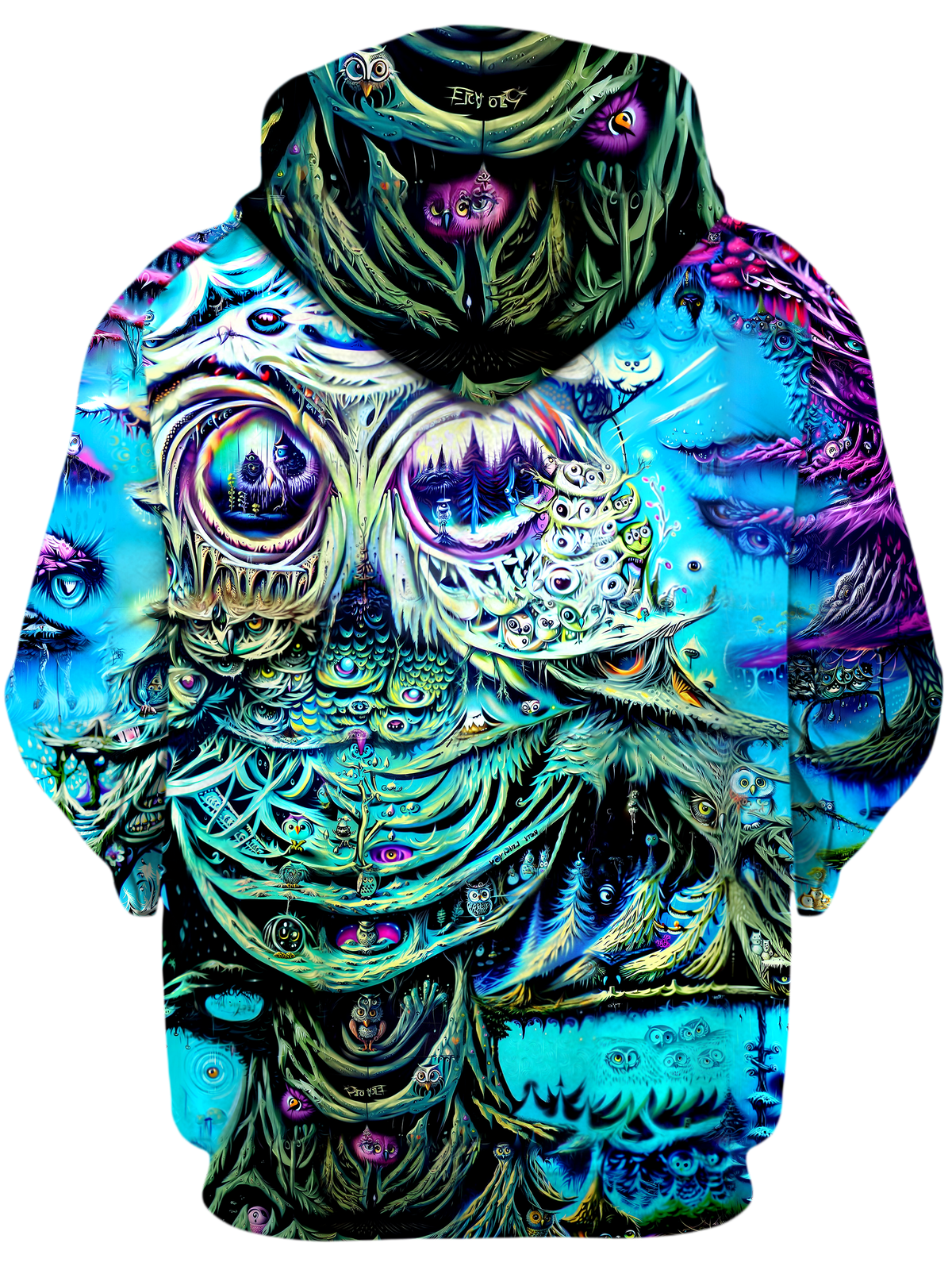Owl Nest Unisex Zip-Up Hoodie -Moonbestprint