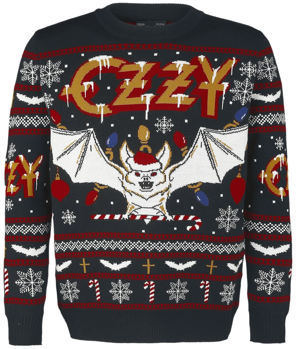 Ozzy Osbourne Multicolour Holiday Christmas Ugly Sweater – Moonbestprint