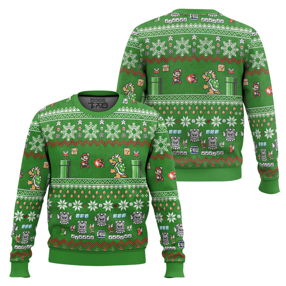 3D Super Mario Ugly Christmas Sweater – Moonbestprint