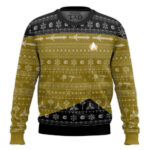 3D S.T The Next Generation 1987 Yellow Ugly Christmas Ugly Sweater – Moonbestprint