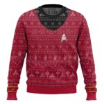 3D S.T The Original Series 1966 1969 Red Ugly Christmas Ugly Sweater – Moonbestprint
