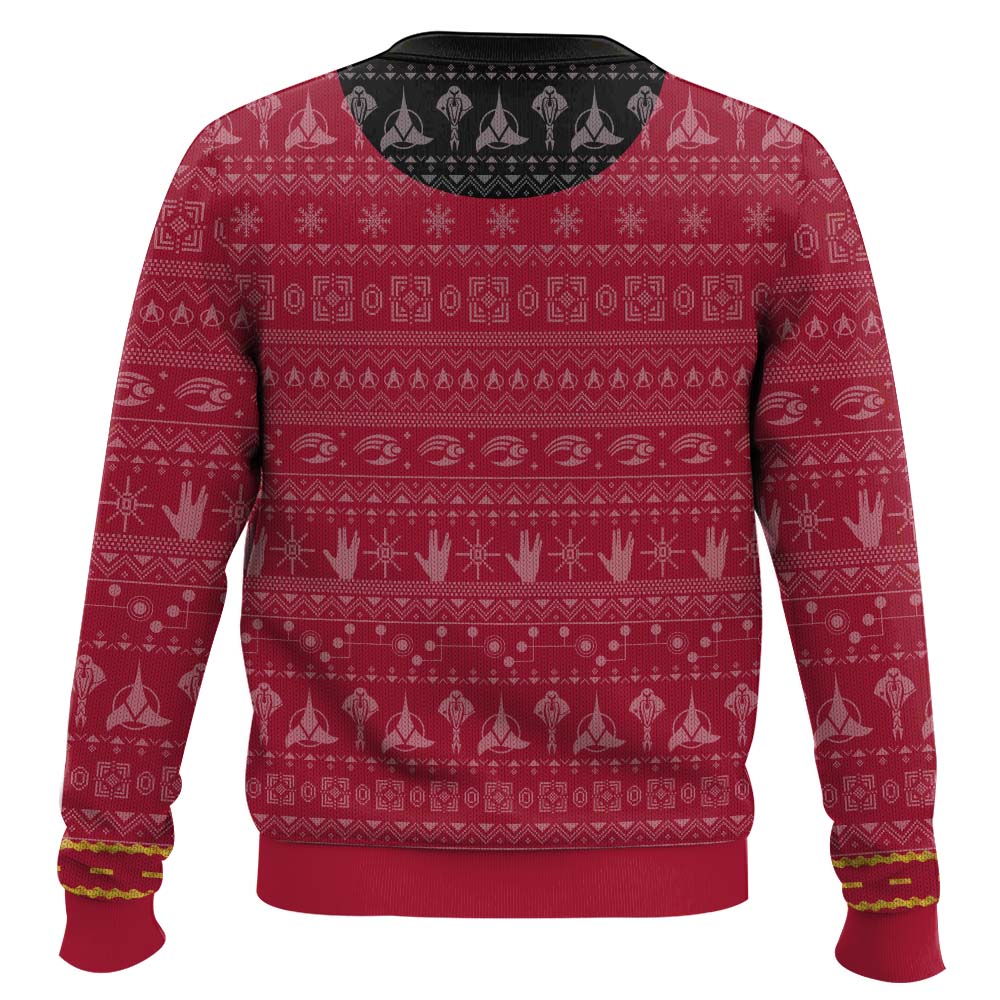 3D S.T The Original Series 1966 1969 Red Ugly Christmas Ugly Sweater – Moonbestprint