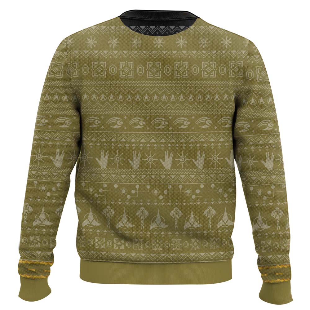 3D S.T The Original Series 1966 1969 Yellow Ugly Christmas Ugly Sweater – Moonbestprint