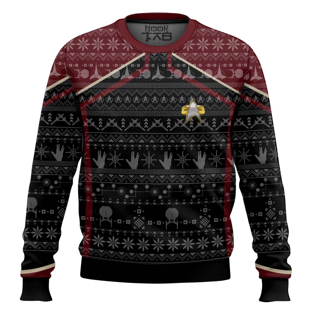 3D S.T Picard 2020 Red Ugly Christmas Ugly Sweater – Moonbestprint
