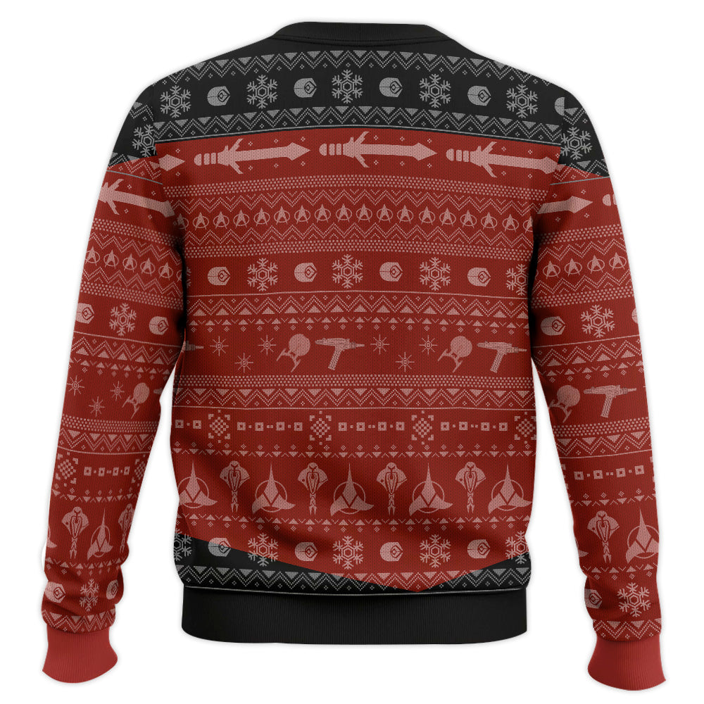 3D S.T The Next Generation 1987 Red Ugly Christmas Custom Name Ugly Sweater – Moonbestprint