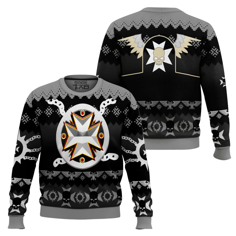Black Templars Iconic Ugly Christmas Sweater – Moonbestprint