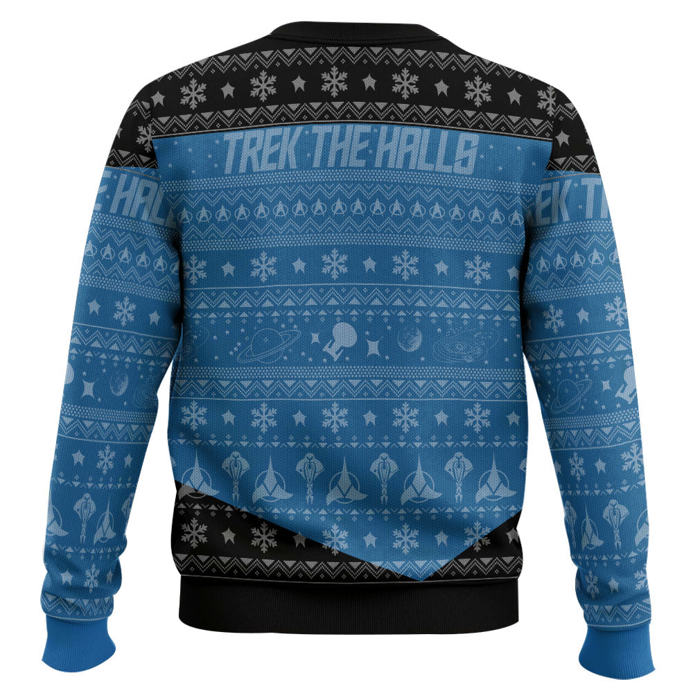 3D S.T The Next Generation 1987 Blue Ugly Christmas Ver 2 Ugly Sweater – Moonbestprint
