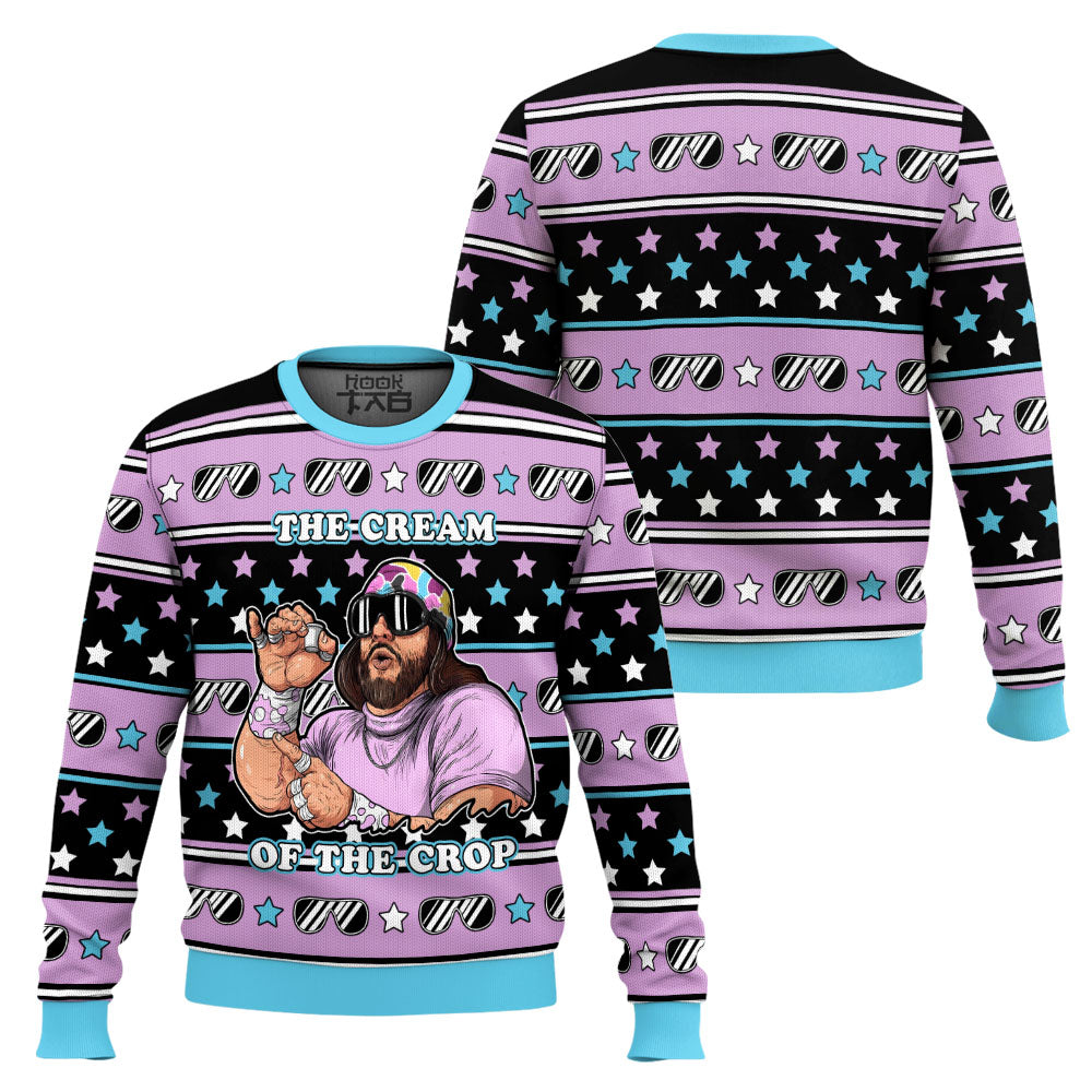 The Cream Of The Crop Macho Man Ugly Christmas Sweater – Moonbestprint