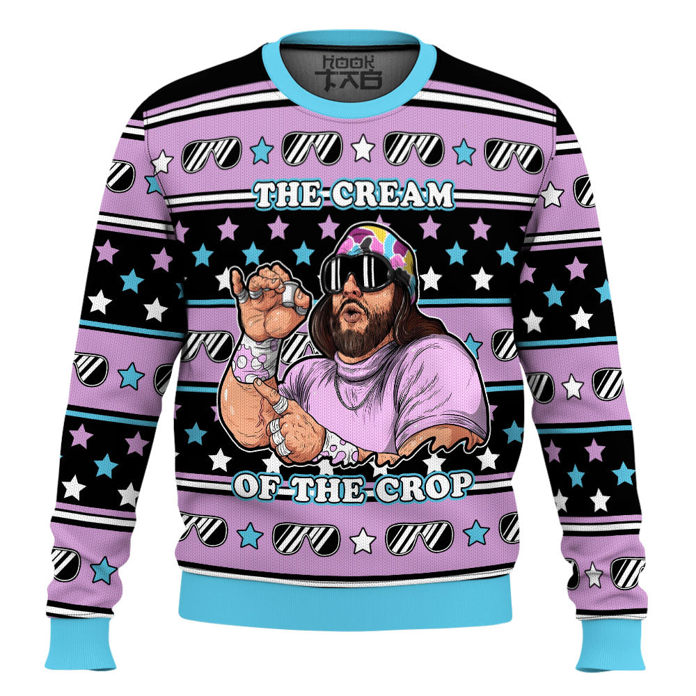 The Cream Of The Crop Macho Man Ugly Christmas Sweater – Moonbestprint