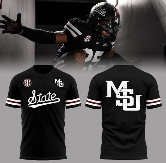 Limited Edition Mississippi State Football T-Shirt | QD31 Moonbestprint