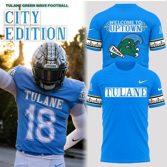 Limited Edition Tulane Green Wave Shirt - Football City Edition Football t Shirt | IL50 Moonbestprint