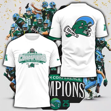 THE TULANE ARE YOUR 2025 AMERICAN FOOTBALL CHAMPIONS - T-Shirt Edition! | YQ28 Moonbestprint