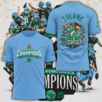 THE TULANE ARE YOUR 2025 AMERICAN FOOTBALL CHAMPIONS - T-Shirt Edition! | WI98 Moonbestprint