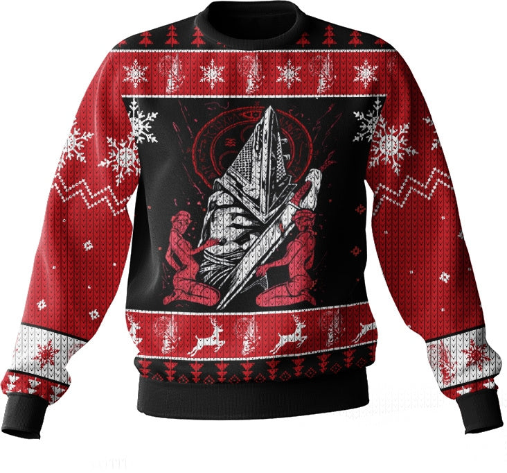Pyramid Head - Silent Hill Ugly Sweater – Moonbestprint